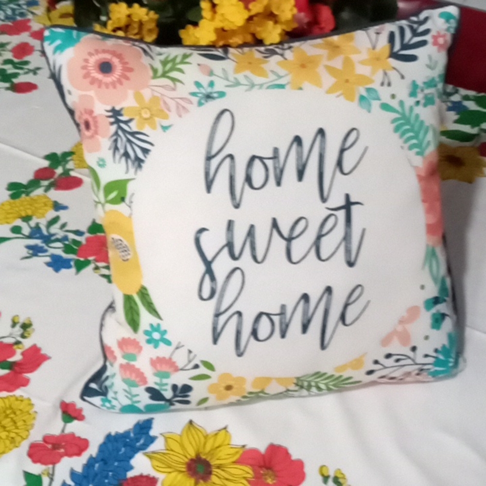 Pioneer woman "home sweet home" pillow.